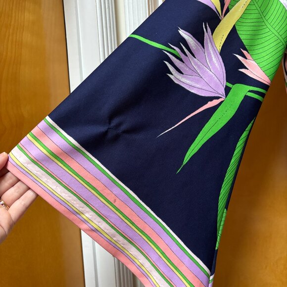 VINTAGE Jeannene Booher Tropical Jersey Dress - Picture 7 of 10